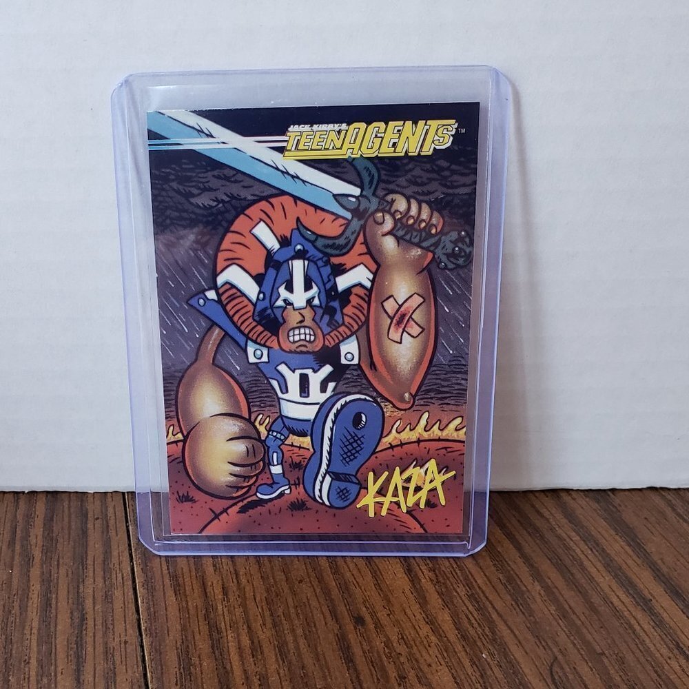 1993 Topps Comics Teen Agents Kaza Jack Kirby Promo Card #3